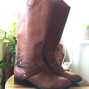 Liz Claiborne Brown Leather Riding Boots